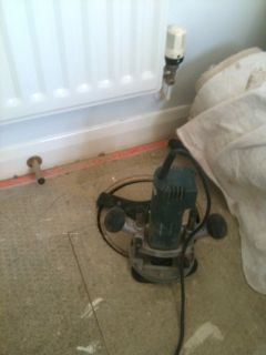 how do I cut out floor boards safely